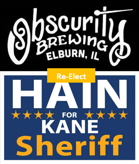 Re-Elect Hain for Kane Fundraiser @ Obscurity Brewing - Outdoor Garden