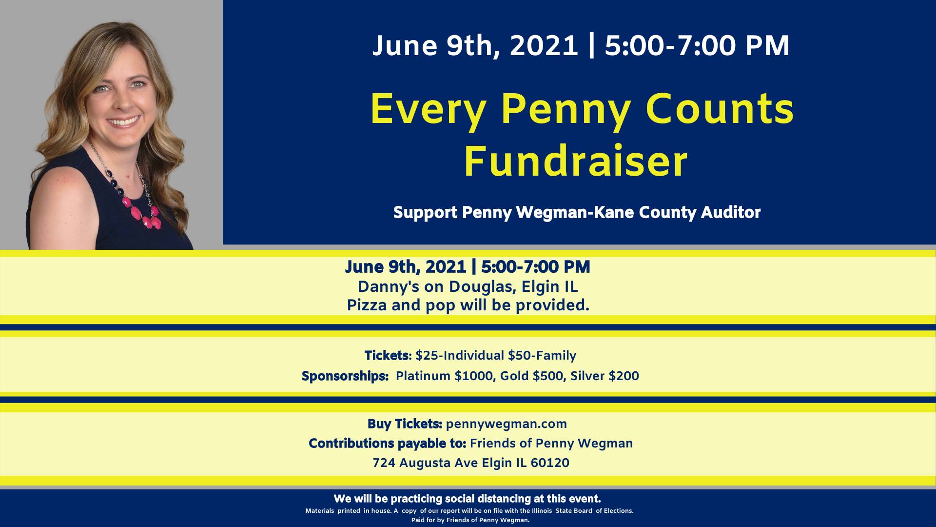 Every Penny Counts Fundraiser June 9 2021