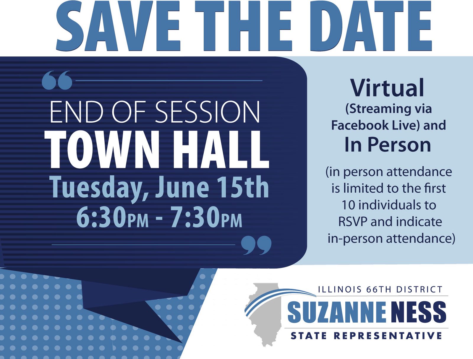 Suzanne Ness - End of Session Town Hall @ Virtual & In Person