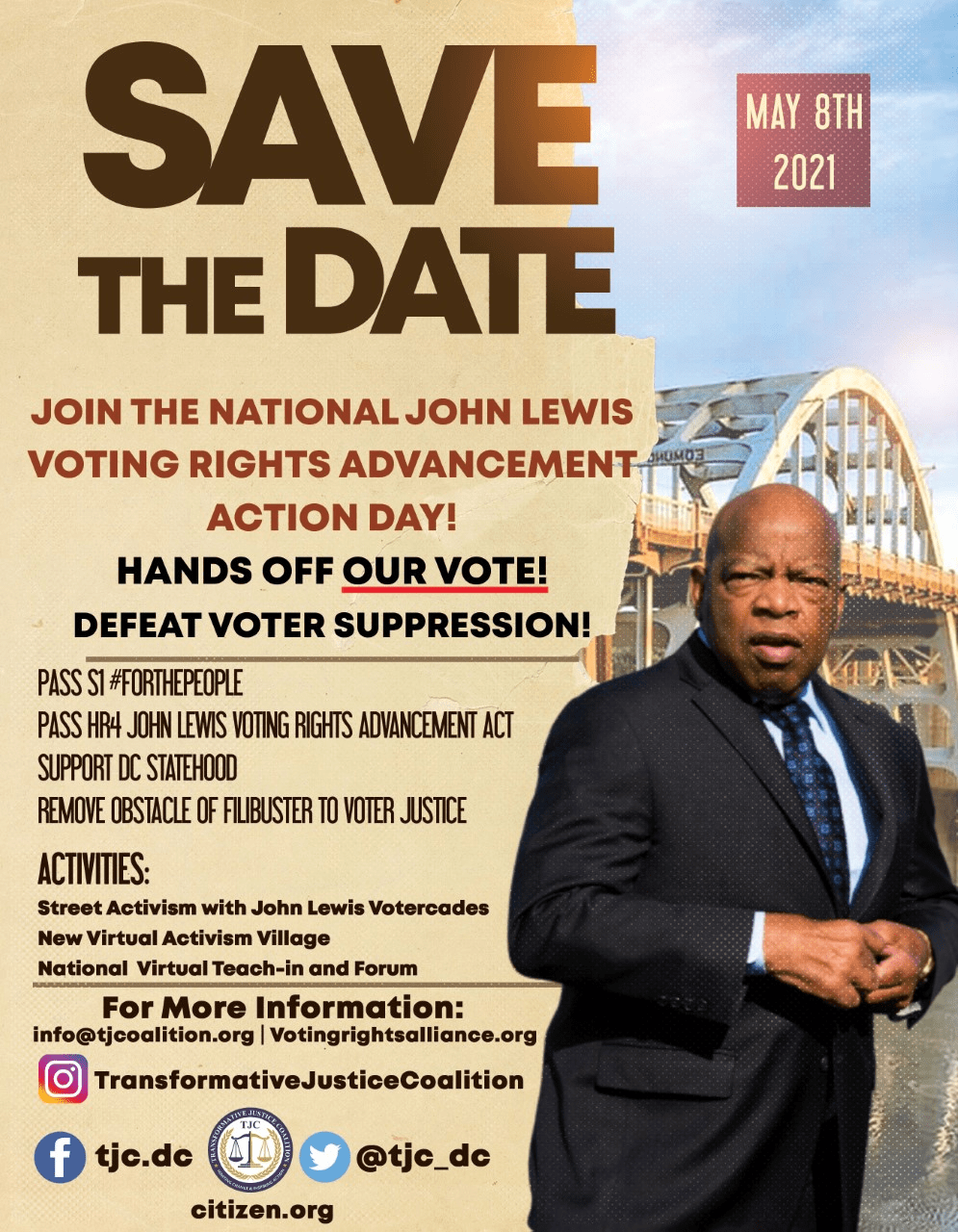 Voting Rights Advancement Action Day! @ Multiple Venues