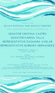 Rooftop Reception in Support of Senator Karina Villa and More! @ Azul