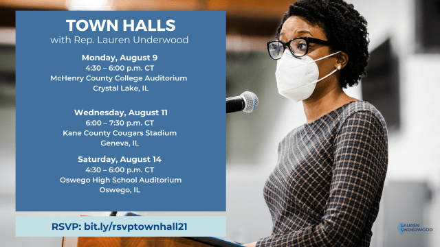 Lauren Underwood Town Hall Series - Crystal Lake @ McHenry County College Auditorium