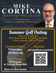 Mike Cortina for Appellate Court Golf Outing @ Boone Creek Golf Club