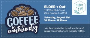 Coffee In Your Community with Suzanne Ness @ Elder + Oat