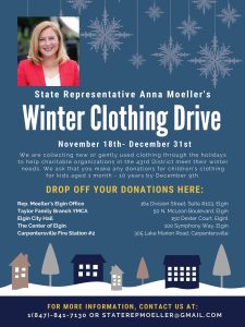 Anna Moeller's Winter Clothing Drive @ Various Locations