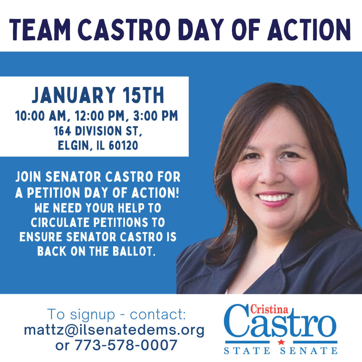 Team Castro Day of Action January 15 2022