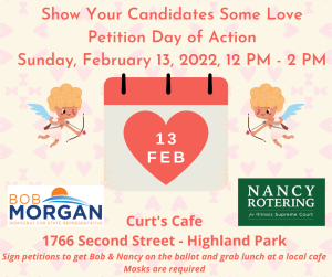 Petition Drive: Nancy Rotering @ Curt's Cafe