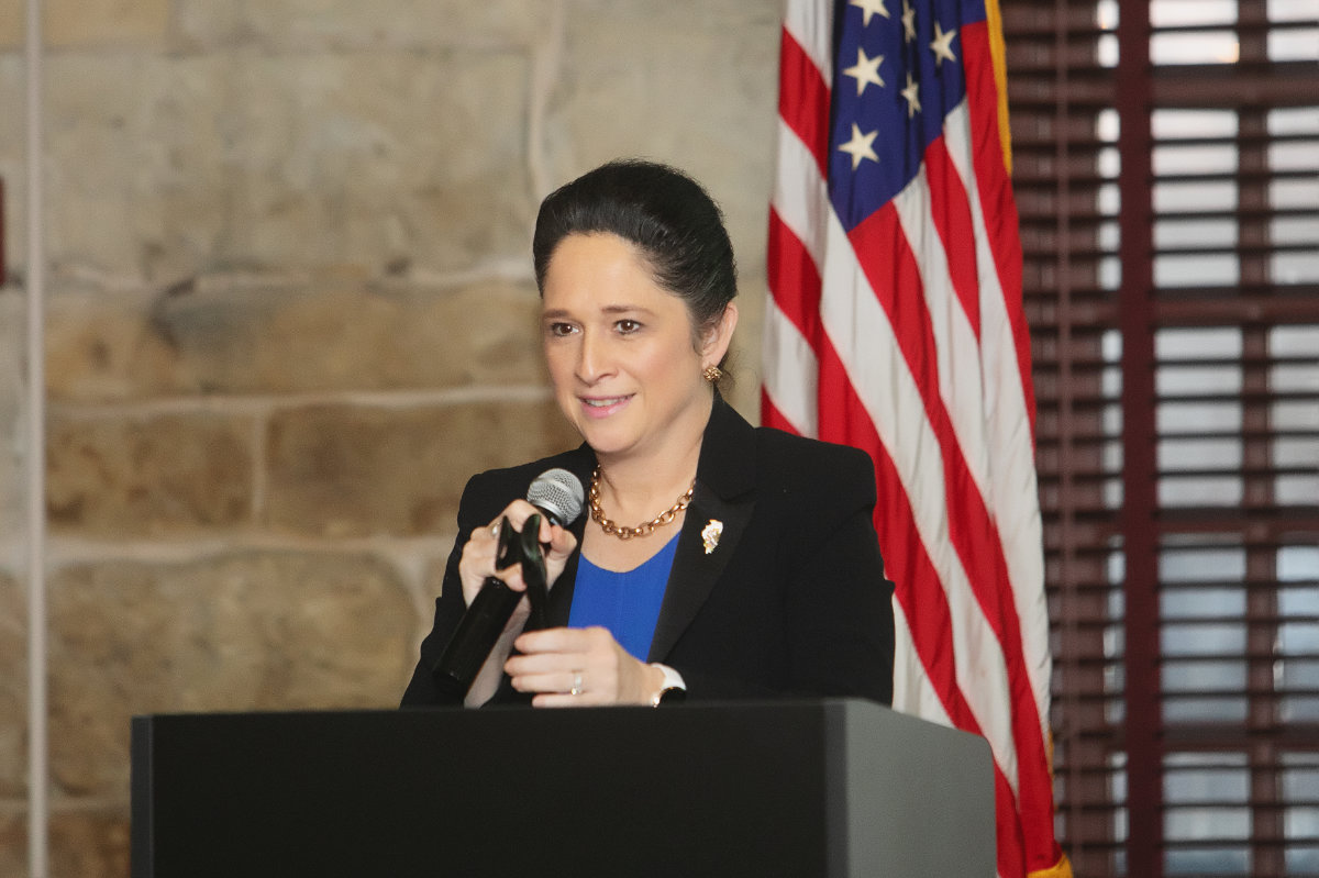 Susana Mendoza at the Kane County Democrats Truman Dinner 2022