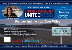 Campaign Fundraiser for Suzanne Ness at Bleuroot @ Bleuroot