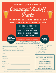 Linda Robertson Campaign Kickoff Party @ Global Brew Taphouse