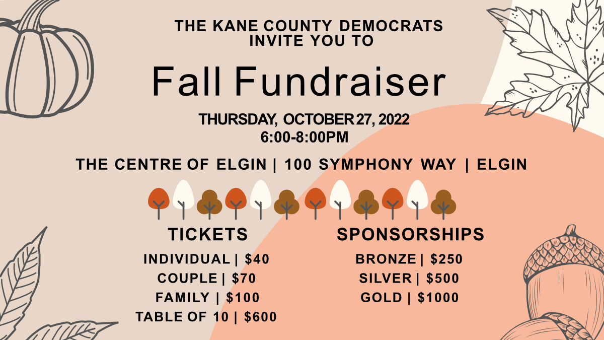 kane dems 2022 fall fundraiser