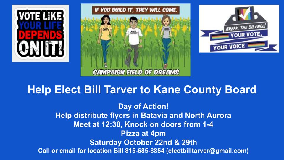 elect bill tarver to kane county board