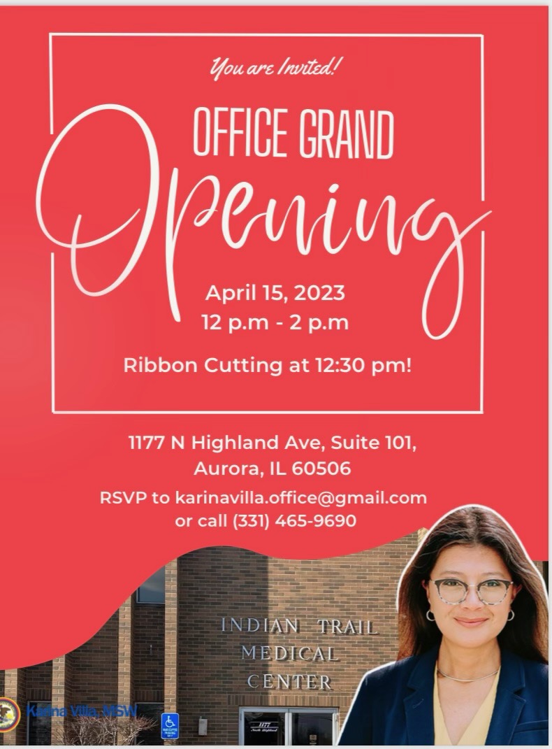 karina villa office grand opening