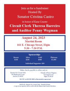 Fundraiser for Circuit Clerk Theresa Barreiro and Auditor Penny Wegman @ Martini Room