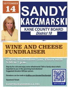 Elect Sandy Kaczmarski Wine and Cheese Fundraiser