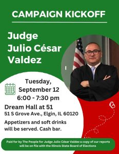 Campaign Kickoff for Judge Julio Cesar Valdez @ Dream Hall at 51