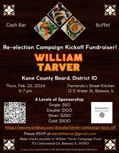 Bill Tarver Fundraiser 2024 Campaign Kickoff @ Fernando’s Street Kitchen