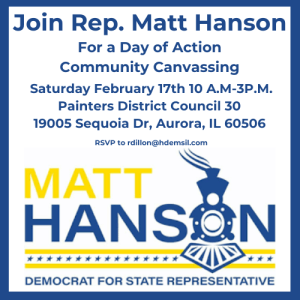 Matt Hanson Community Canvasing Day of Action @ Painters District Council No. 30