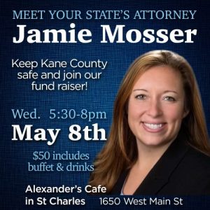 Meet Kane County State's Attorney Jamie Mosser @ Alexander's Cafe
