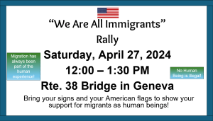 We Are All Immigrants Rally @ Route 38 Bridge