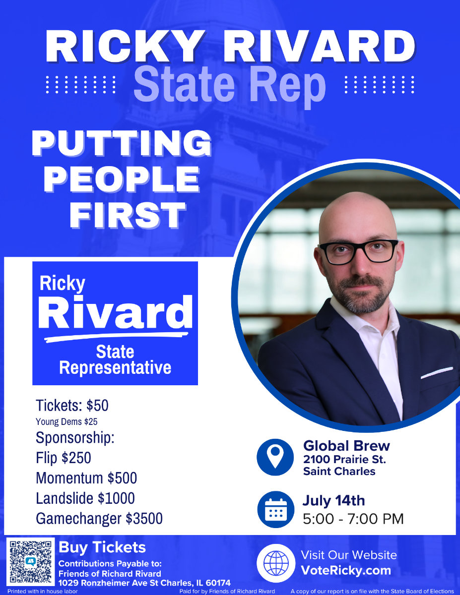 2r65 kickoff fundraiser flyer