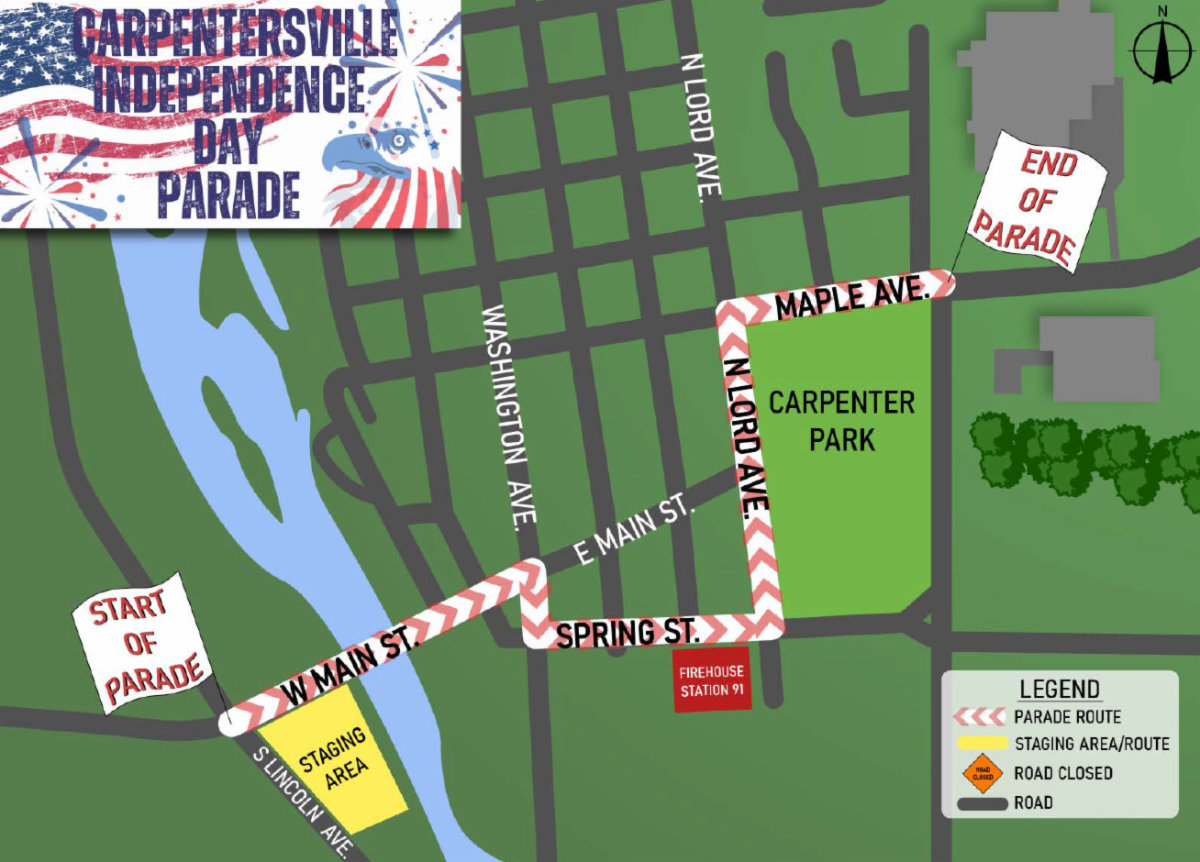 cville parade map