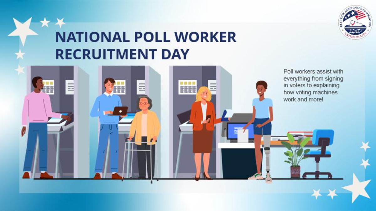 national poll worker recruitment day 2025