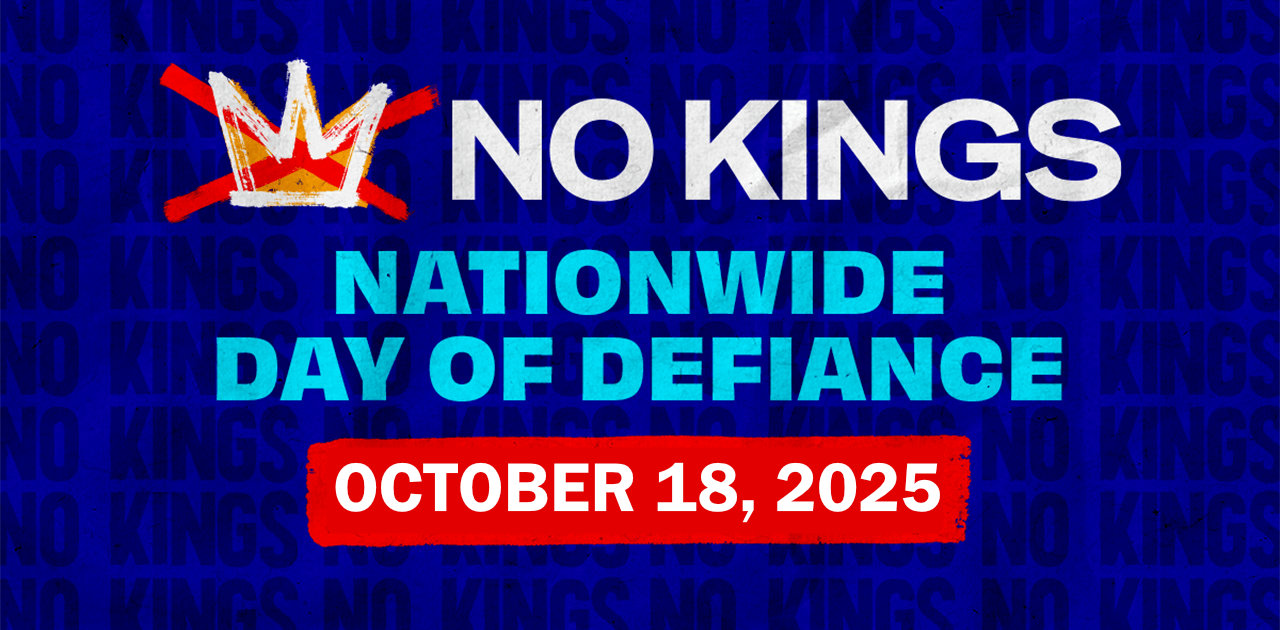 mobilize promo no kings banner