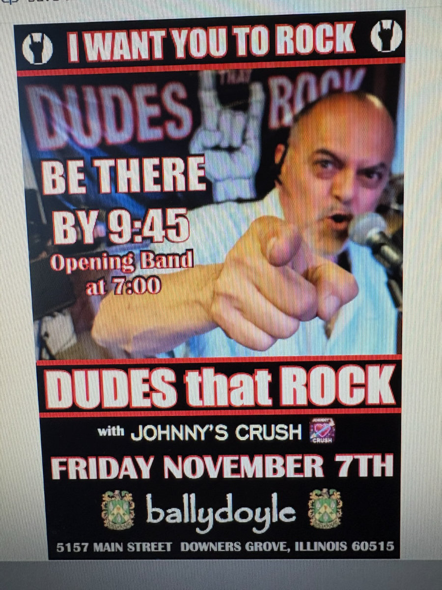 dudes that rock postcard