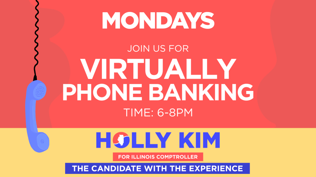 monday virtual phone bank holly kim
