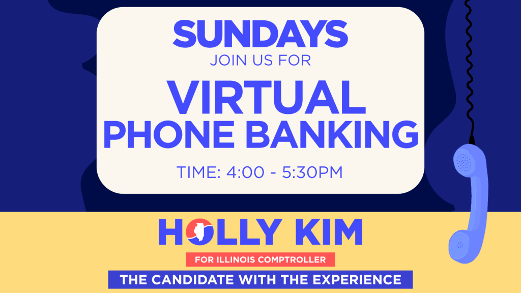 sunday virtual phone bank holly kim