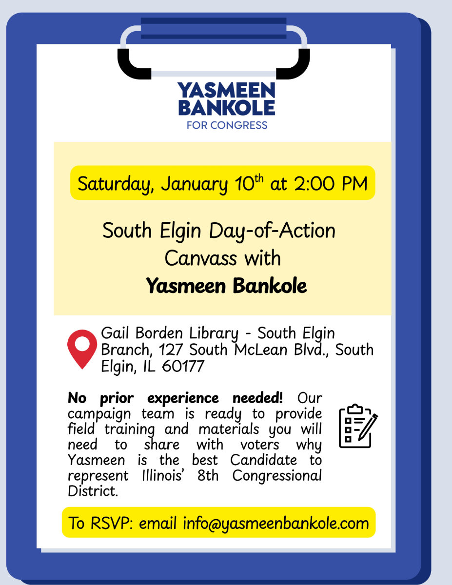 south elgin day of action for yasmeen bankole 1 10 26