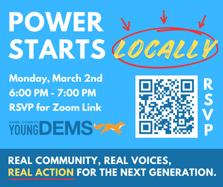 kane county young democrats march 2026 meeting