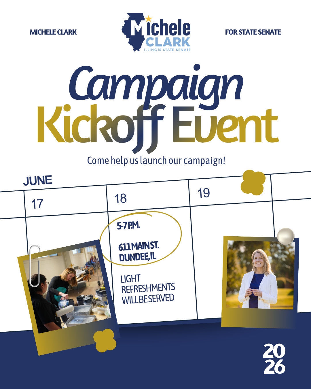 michele clark kickoff event