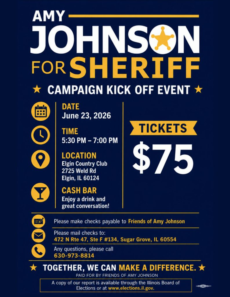 amy johnson for sheriff campaign kickoff