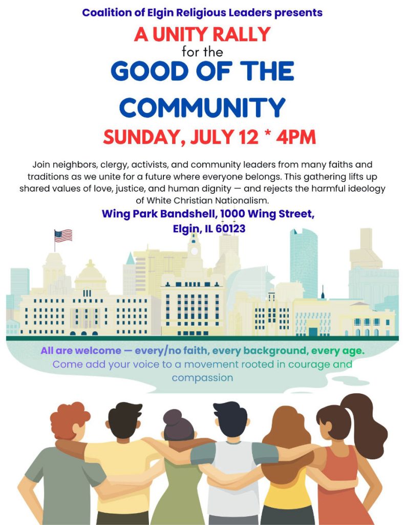 unity rally for the good of the community