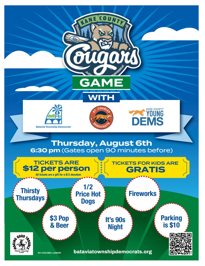 kane county cougars game