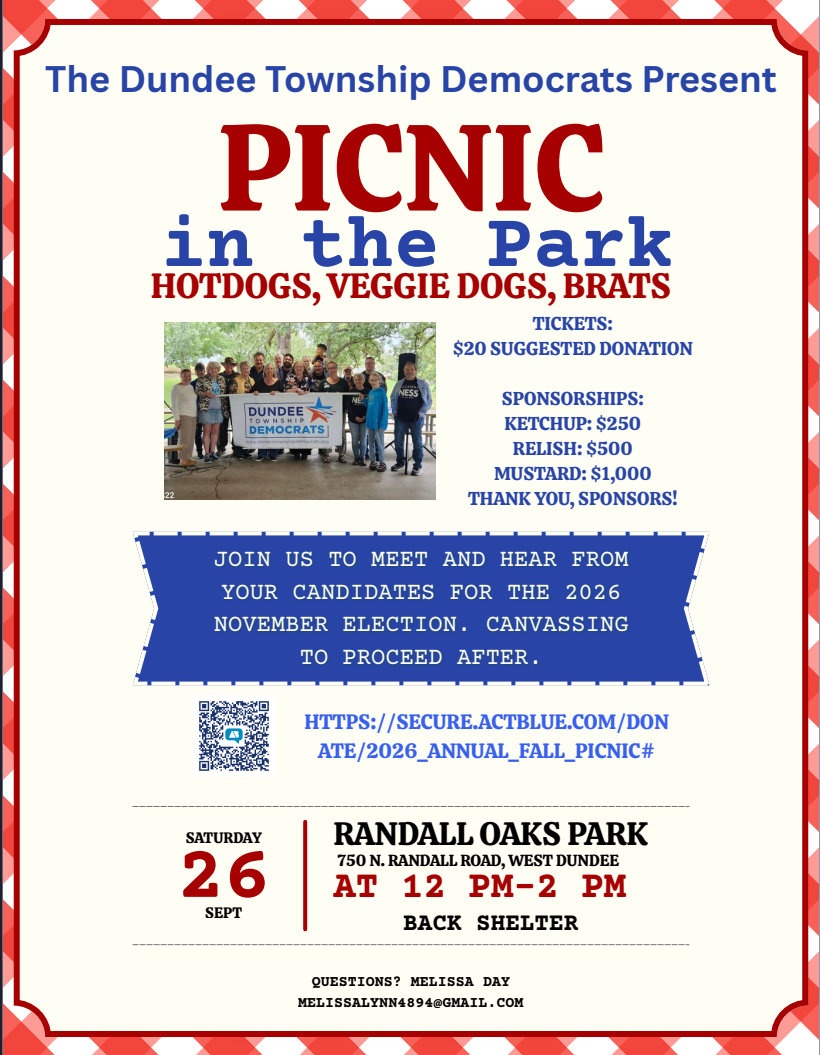 dundee township democrats picnic 2026