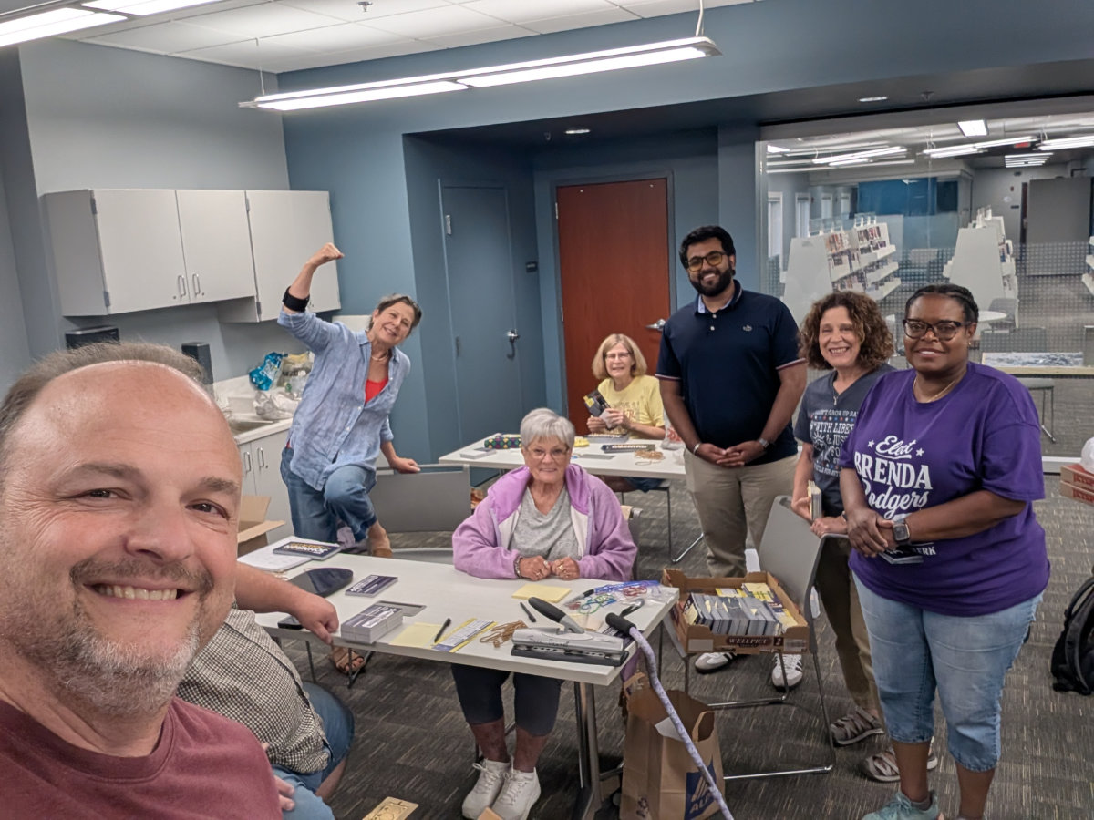 elgin township democrats building election lit drop packs 01