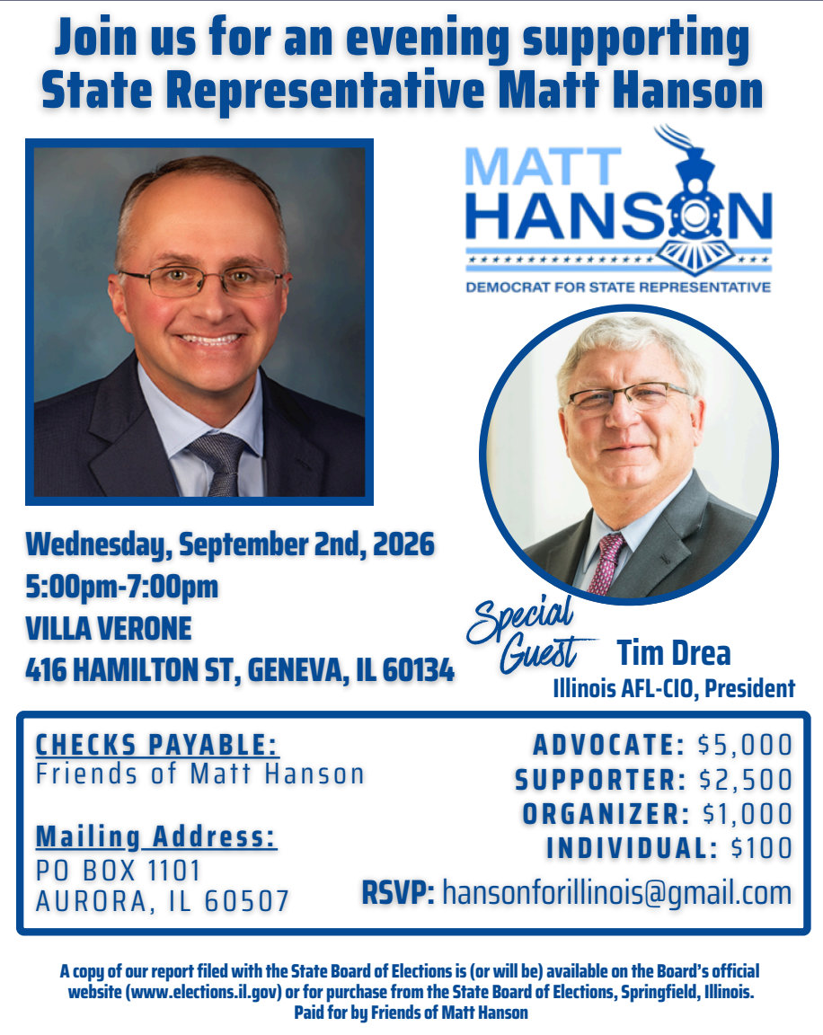 matt hanson fundraiser