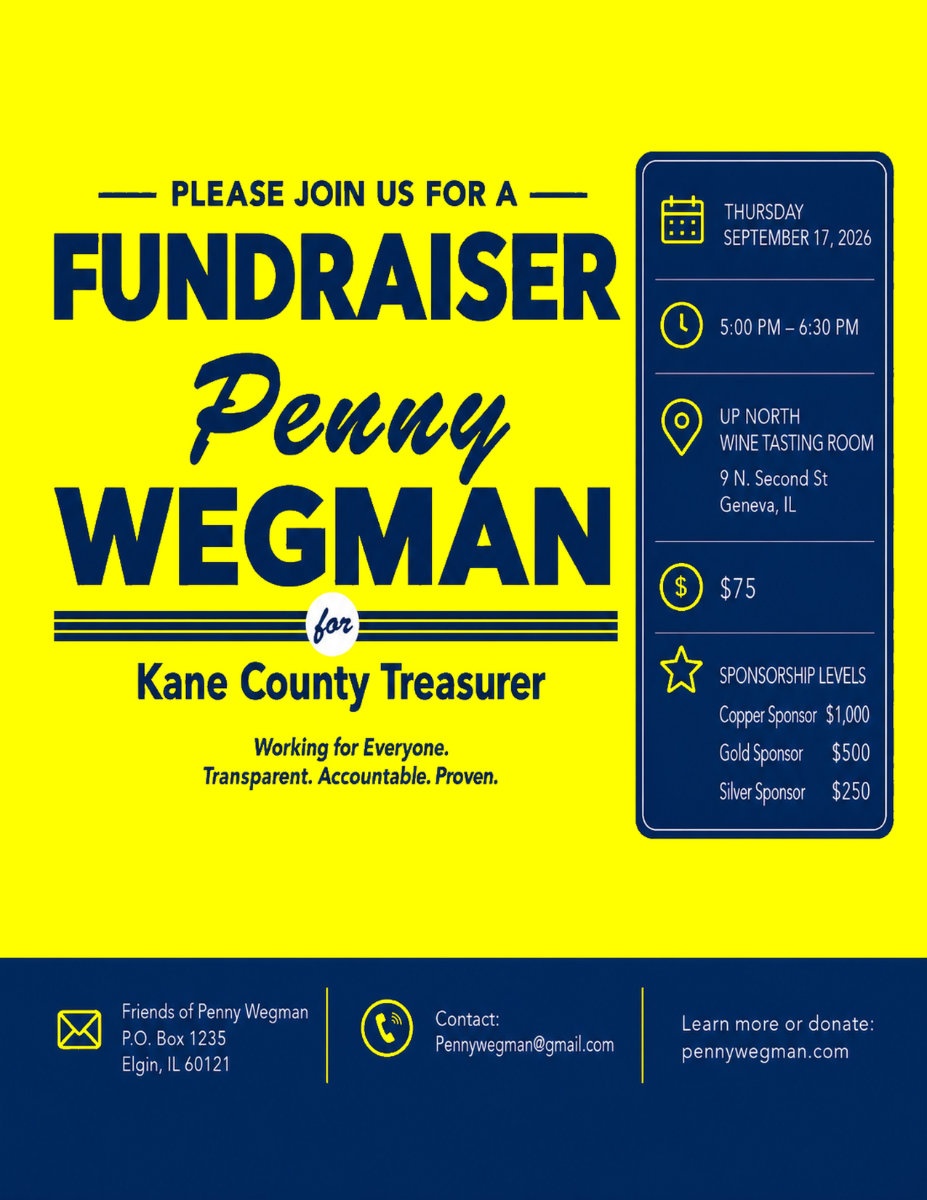 september 2026 fundraiser flyer