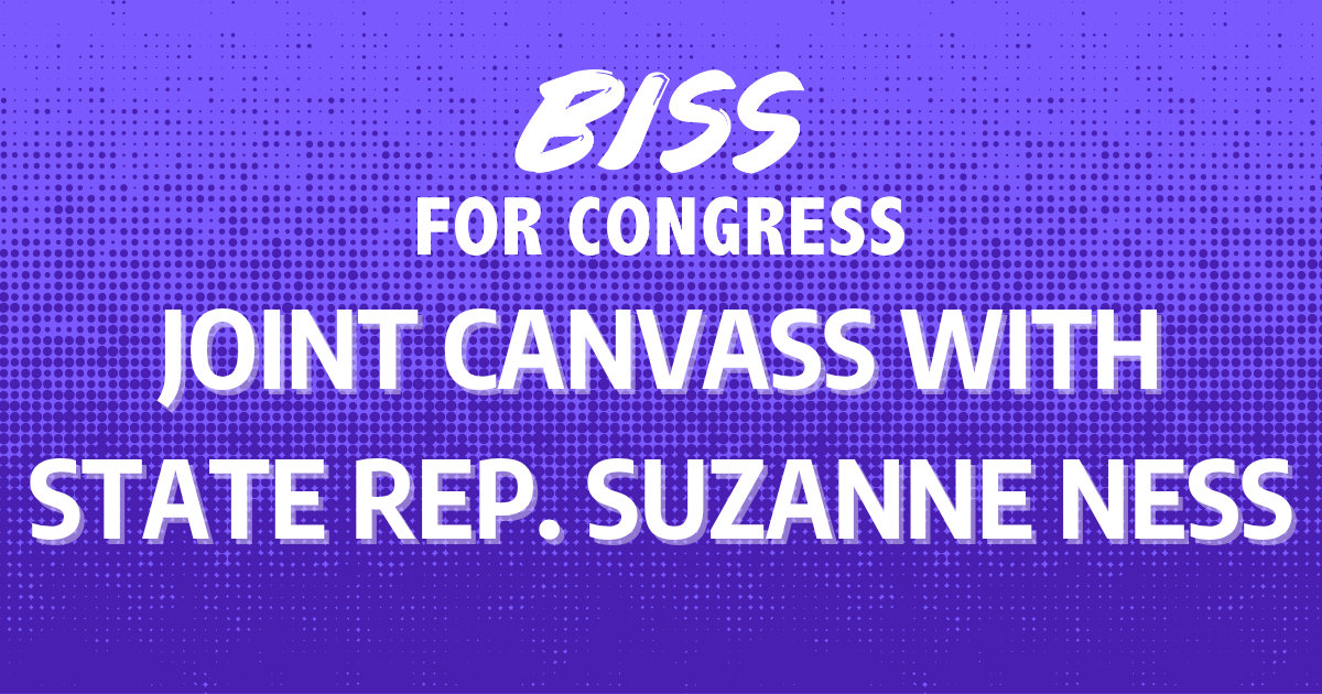 Joint Canvass with Rep. Suzanne Ness