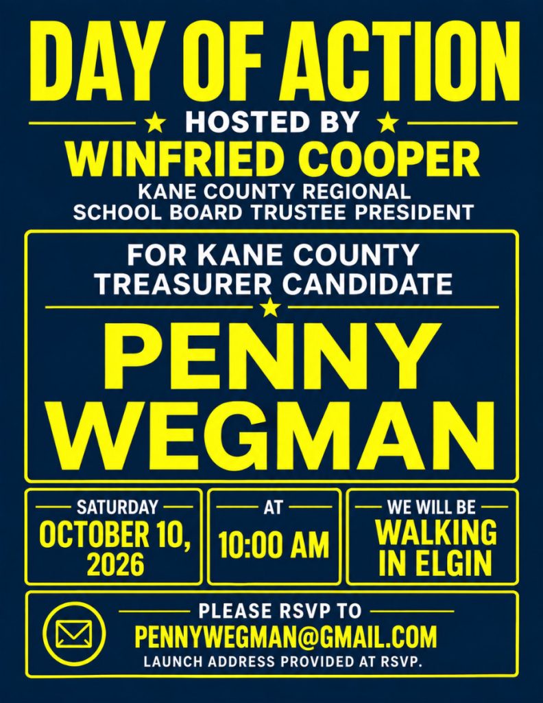 penny wegman day of action candidate flyer