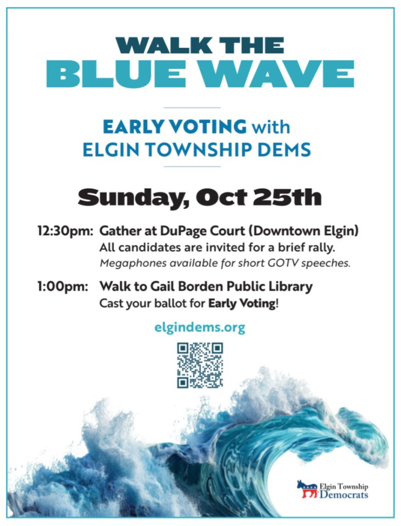 walk the blue wave